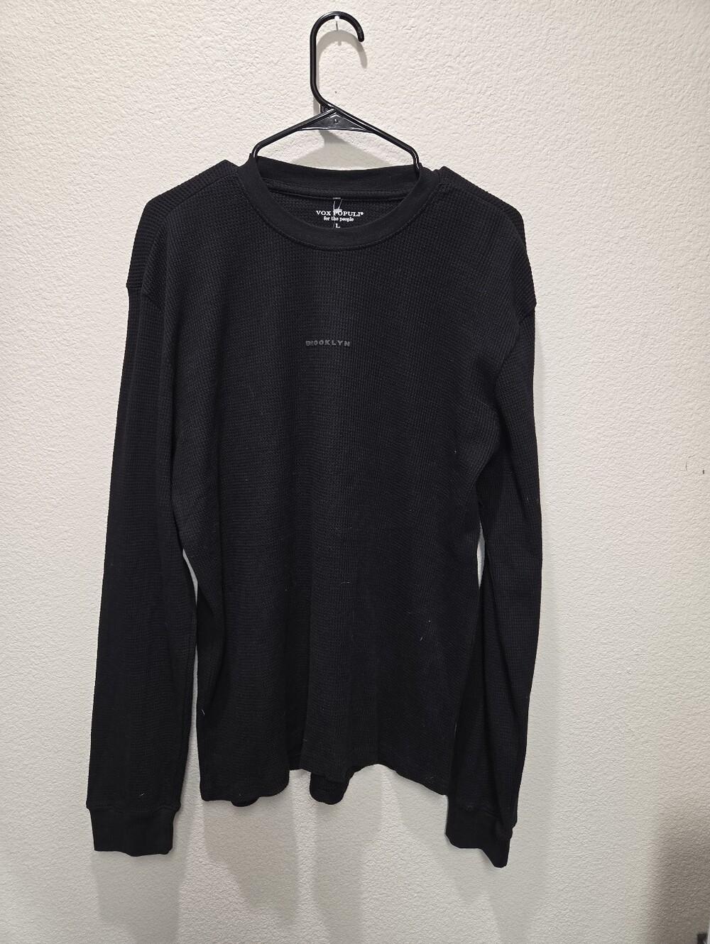 Vox Populi Brooklyn Long-Sleeve Thermal Shirt - Black